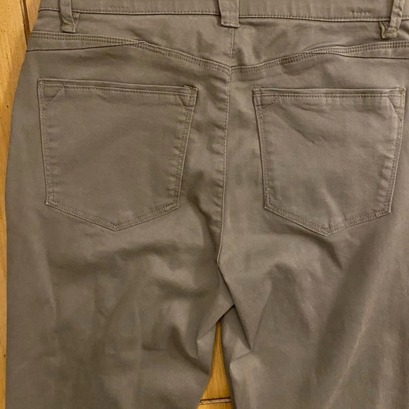 Wit & Wisdom Womens Army Khaki Green Elastic Ab Ankle New size 4 - Picture 4 of 12